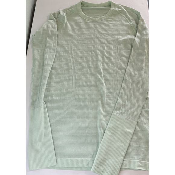 LULULEMON Run Swiftly Tech Long Sleeve Crew Womens 8 Thumbholes Mint green - Picture 1 of 5